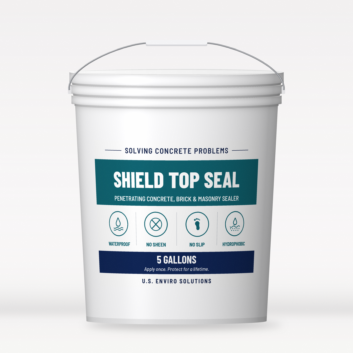 Shield Top Seal penetrating concrete sealer, 5 gallon bucket